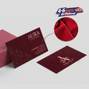 Premium Velvet Laminated 400GSM Business Cards